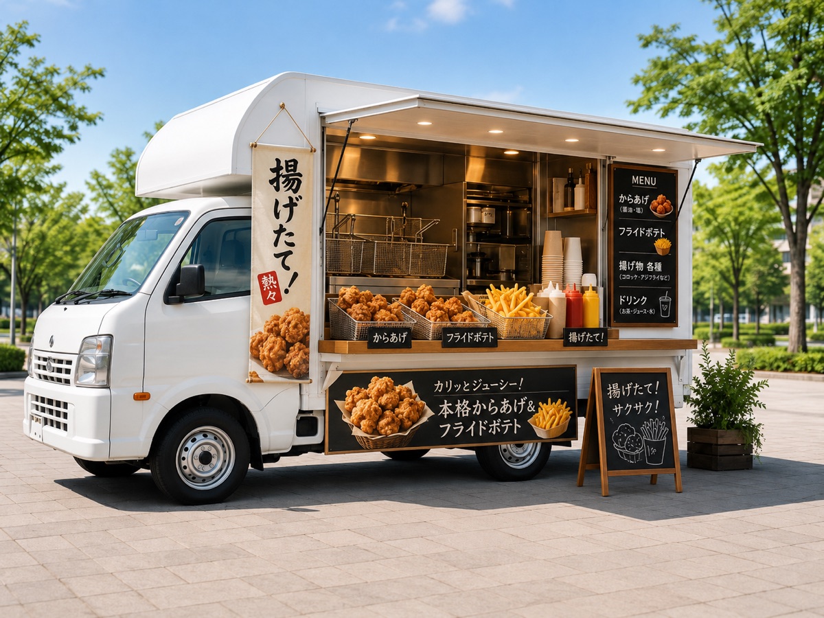 揚げ物キッチンカー